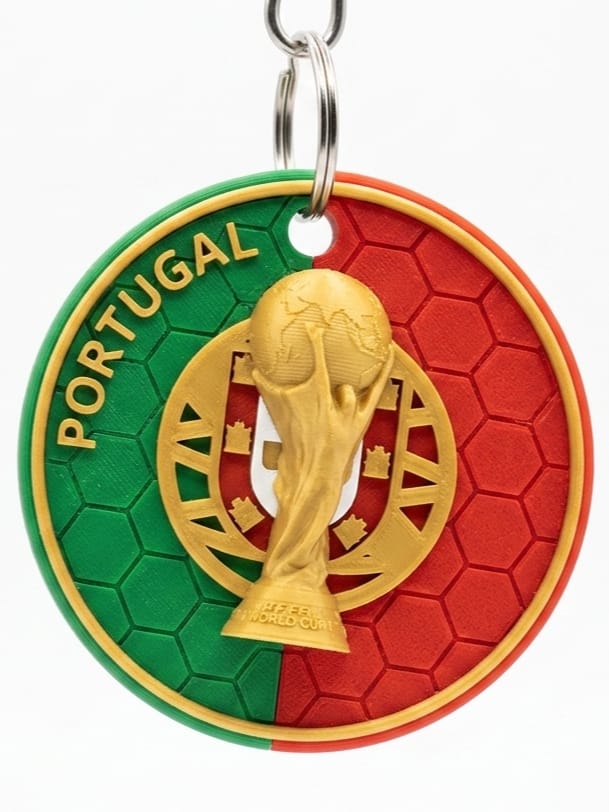 Portugal trophy keychain premium edition