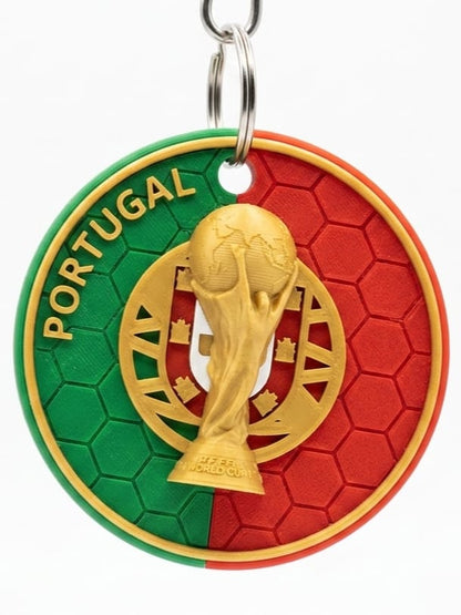 Portugal trophy keychain premium edition