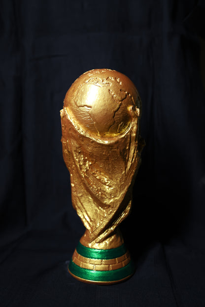 Global Glory Trophy – Gold Finish Decorative Showpiece (9.3 Inches)