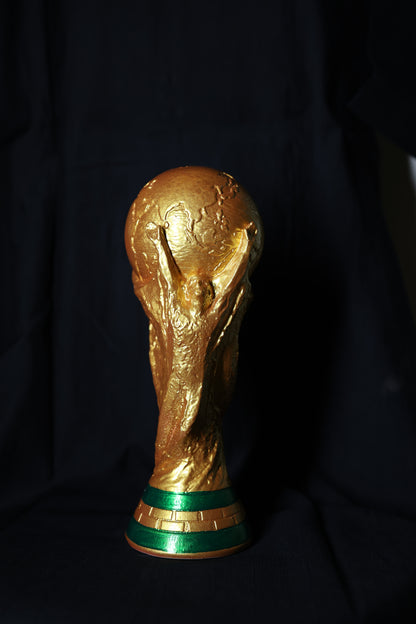 Global Glory Trophy – Gold Finish Decorative Showpiece (9.3 Inches)