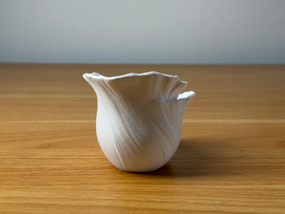 Bloom Wave Vase (25 cm) | Premium Modern Decorative Vase for Home & Office