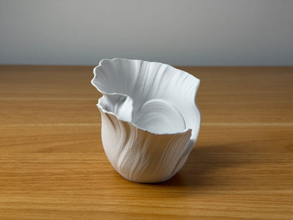 Bloom Wave Vase (25 cm) | Premium Modern Decorative Vase for Home & Office
