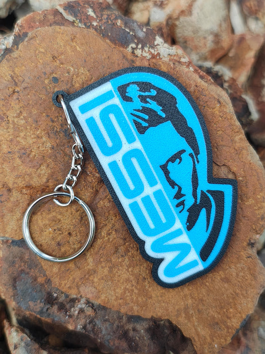 Messi Inspired Celebration Keychain – Football Legend Fan Collectible | Everyday Keyring