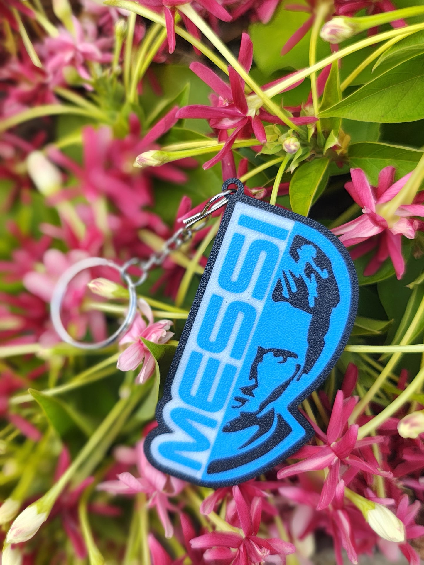Messi Inspired Celebration Keychain – Football Legend Fan Collectible | Everyday Keyring