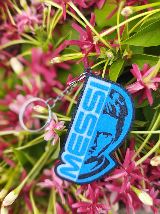 Messi Inspired Celebration Keychain – Football Legend Fan Collectible | Everyday Keyring