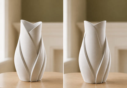 Luna Twist Designer Vase (23 cm) | Luxury Modern Home & Office Décor